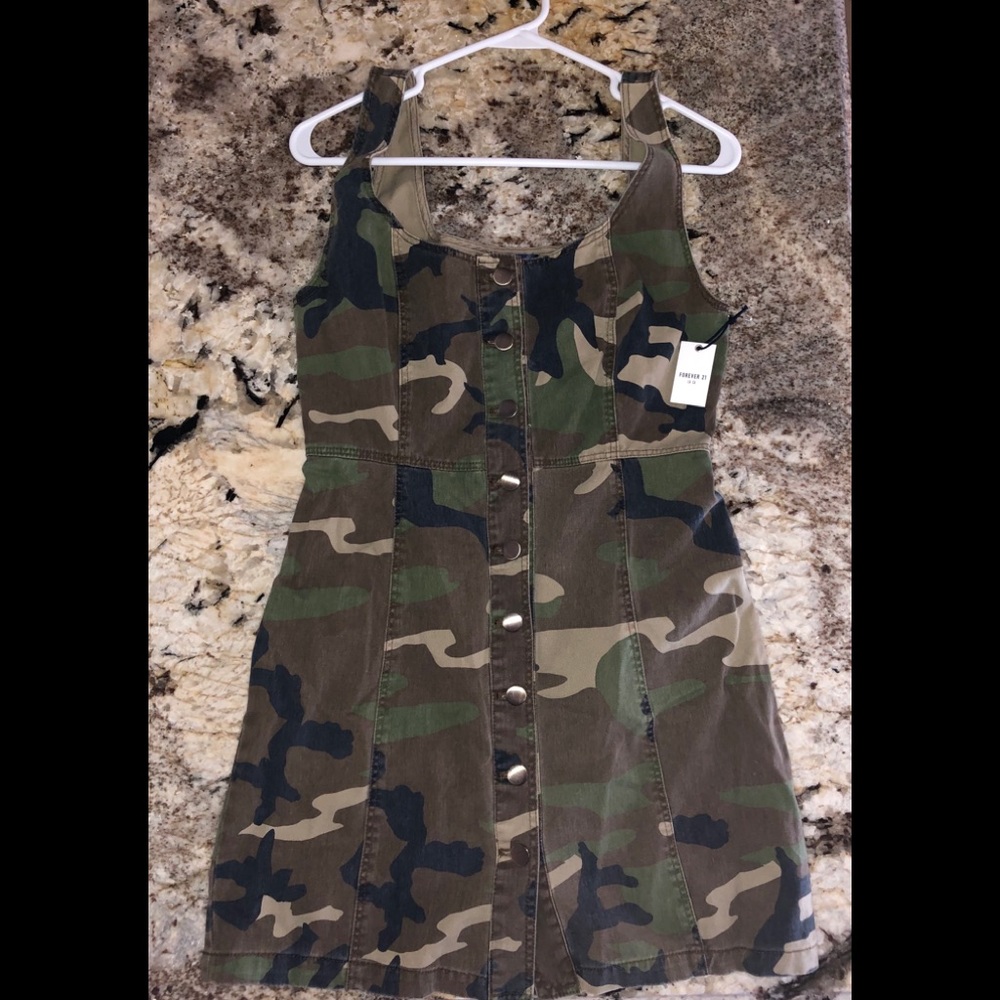 Forever 21 Camo Dress